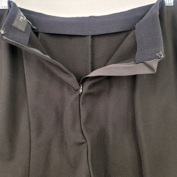 Rag & Bone Simone Snap Black Pant Ankle Slim Cropped Back Zip Size 6 USA - Picture 5 of 11